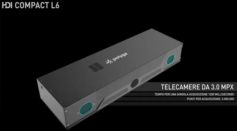 Scanner 3D Polyga L6 video di presentazione